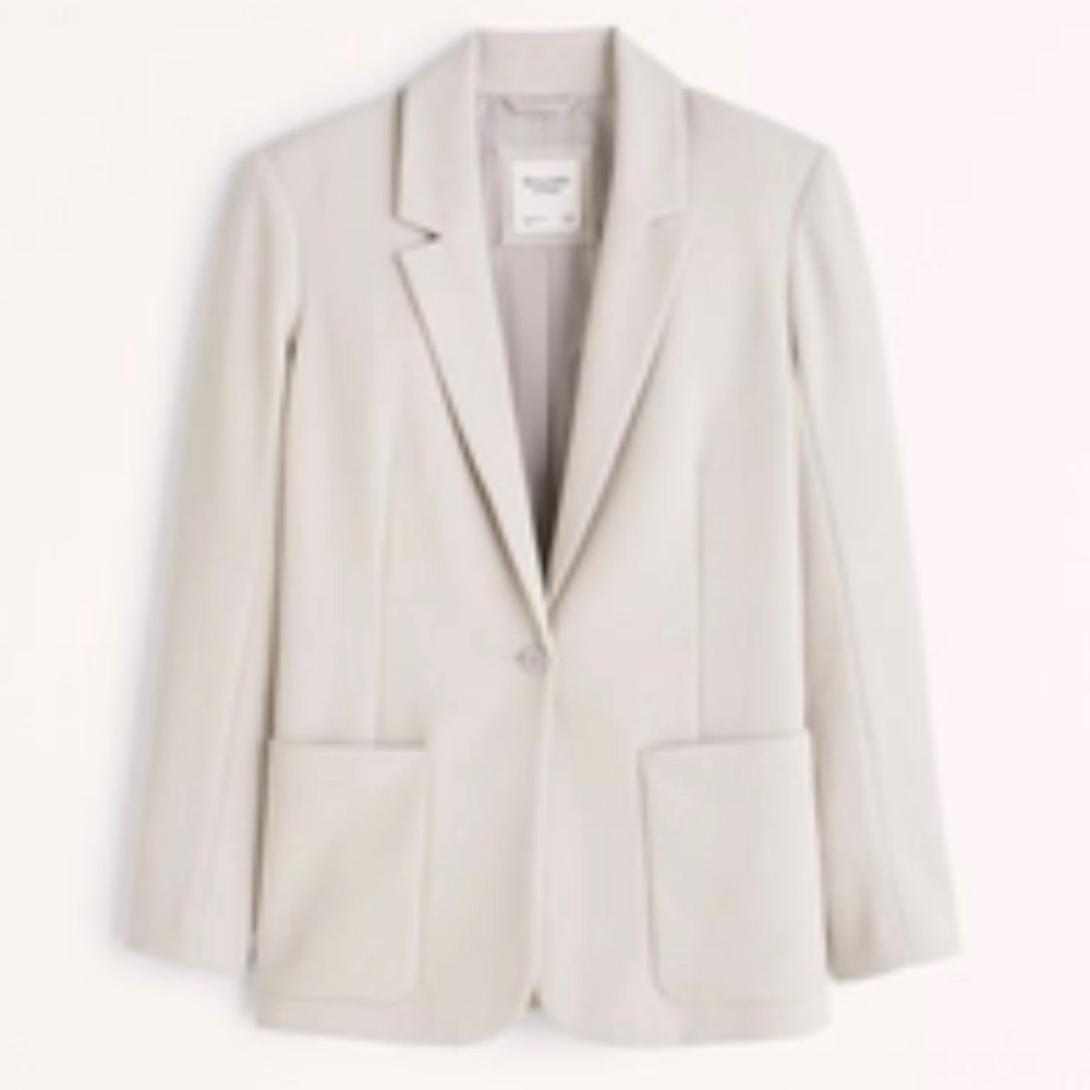 Abercrombie Women’s Beige Blazer NWT Size L